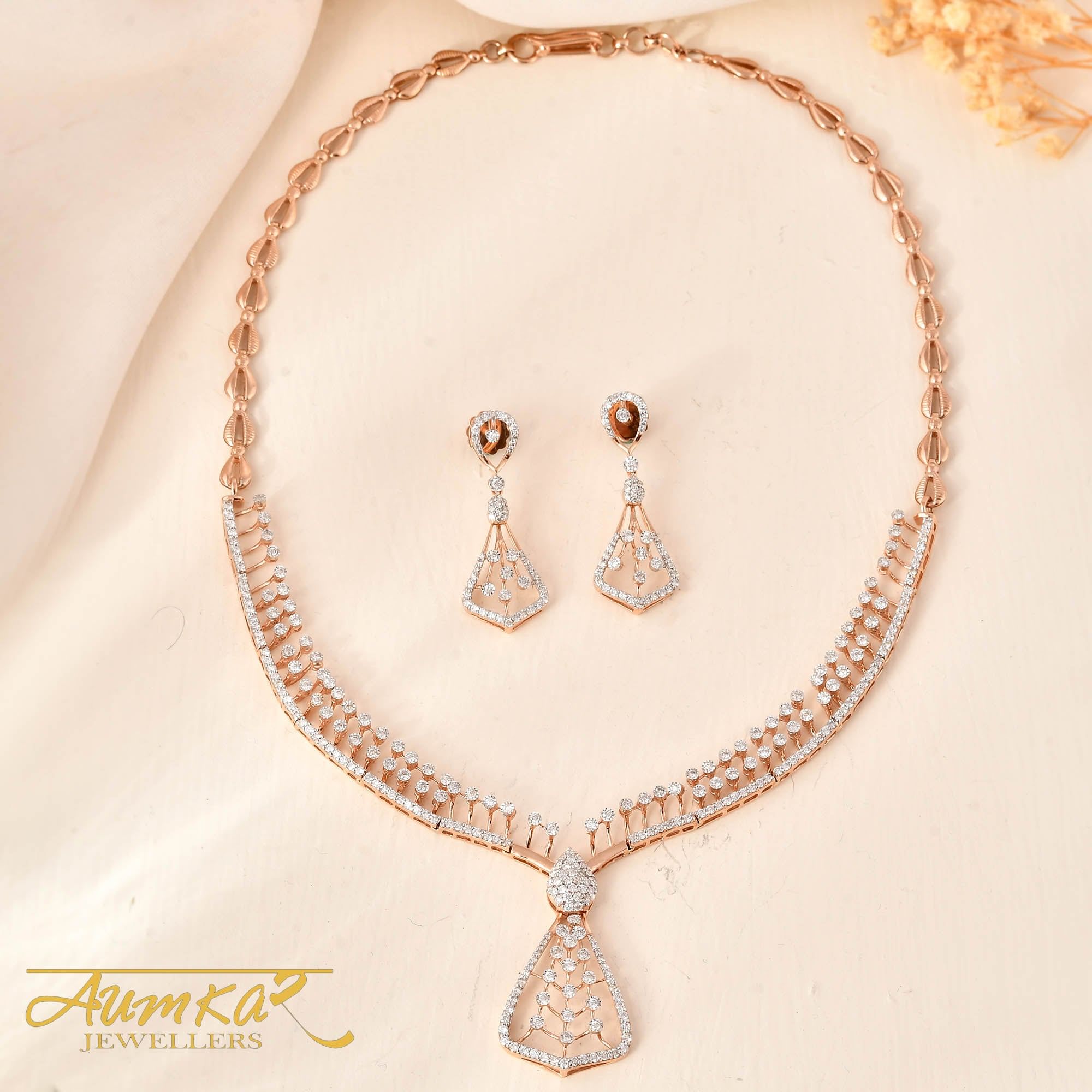 Diamond Splendor: Designer Necklace For Unforgettable Occasions