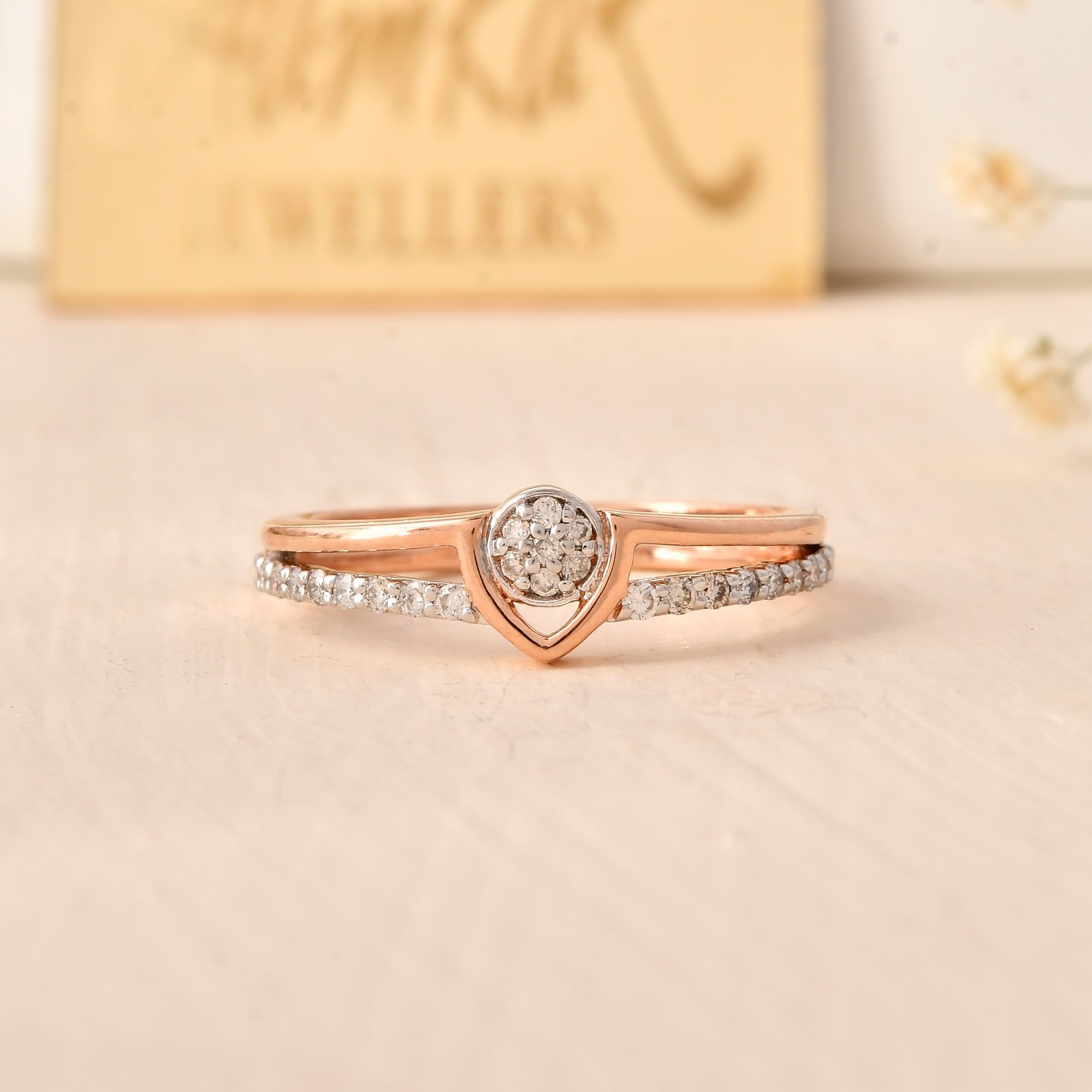 Elegant Essentials: Round Diamond Ladies Ring For Effortless Daily Glam