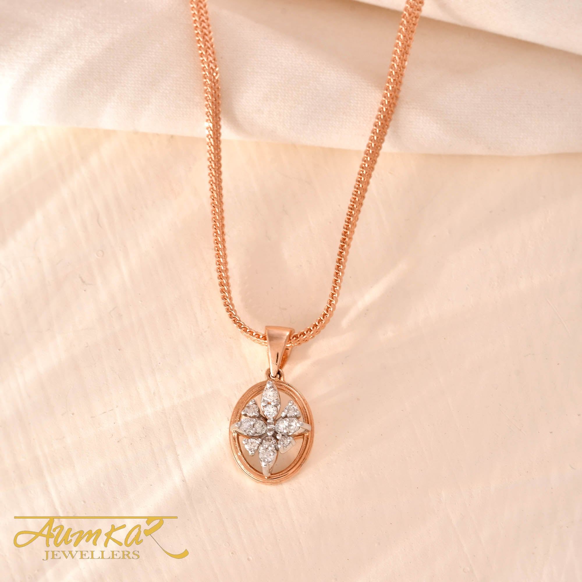 Bloom Radiance: Timeless Floral Pendant
